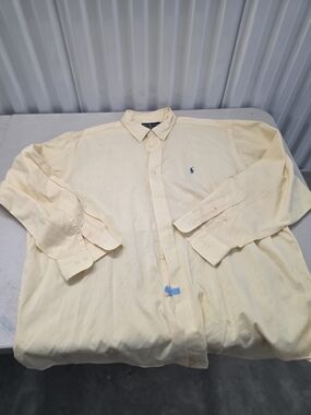 Polo by Ralph Lauren Pale Yellow Long-Sleeve Button-Up Shirt